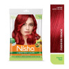 Nisha Creme Hair Color Flame Red (40g, Pack of 6)