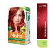 Nisha Creme Hair Color Flame Red Combo (Developer 90ml, Colorant Tube 60gm, Conditioner 6ml (Box) + 40gm Pouch) (1Pack)