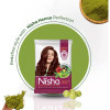 Nisha Henna Based Hair Color Natural Brown Powder (15g, Pack of 10)