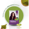 Nisha Henna Based Hair Color Burgundy Powder (15g, Pack of 10)