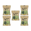 Nisha Nature Mate Henna Based Hair Color Original Black Powder (45g, Pack of 5)