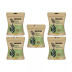 Nisha Nature Mate Henna Based Hair Color Original Black Powder (45g, Pack of 5)