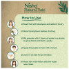 Nisha Nature Mate Henna Based Hair Color Original Black Powder (45g, Pack of 5)