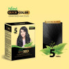 Nisha 5 Minutes Quick Color Henna Based Hair Color Natural Black (60g)