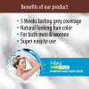 Nisha 5 Minutes Quick Hair Color Shampoo Dark Brown (180ml)