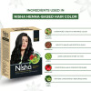 Nisha Henna Based Hair Color Natural Black Powder 1.00 (60g)