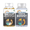 Dr Morepen Shilajit Capsules And Testosterone Booster Tablets (60 Cap + 60 Tab) (1Pack)