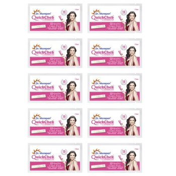 Dr Morepen Quickchek Pregnancy Test Kit (1Pack, Pack of 10)