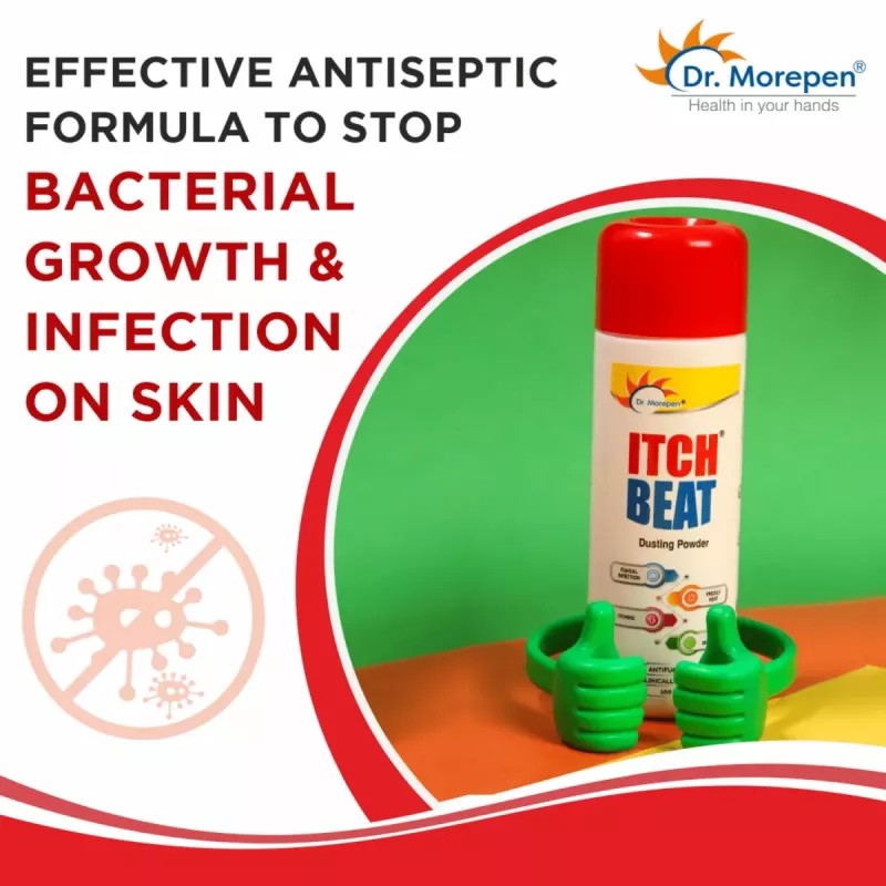 Dr Morepen Itch Beat Antifungal Dusting Powder (60g, Pack of 4)
