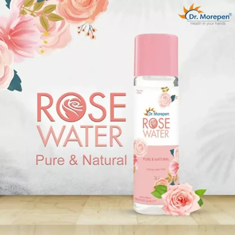Dr Morepen Pure & Natural Rose Water (120ml, Pack of 3)