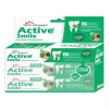 Dr Morepen Active Smile Toothpaste With Free Bamboo Brush (100g, Pack of 6)
