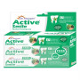 Dr Morepen Active Smile Toothpaste With Free Bamboo Brush (100g, Pack of 6)
