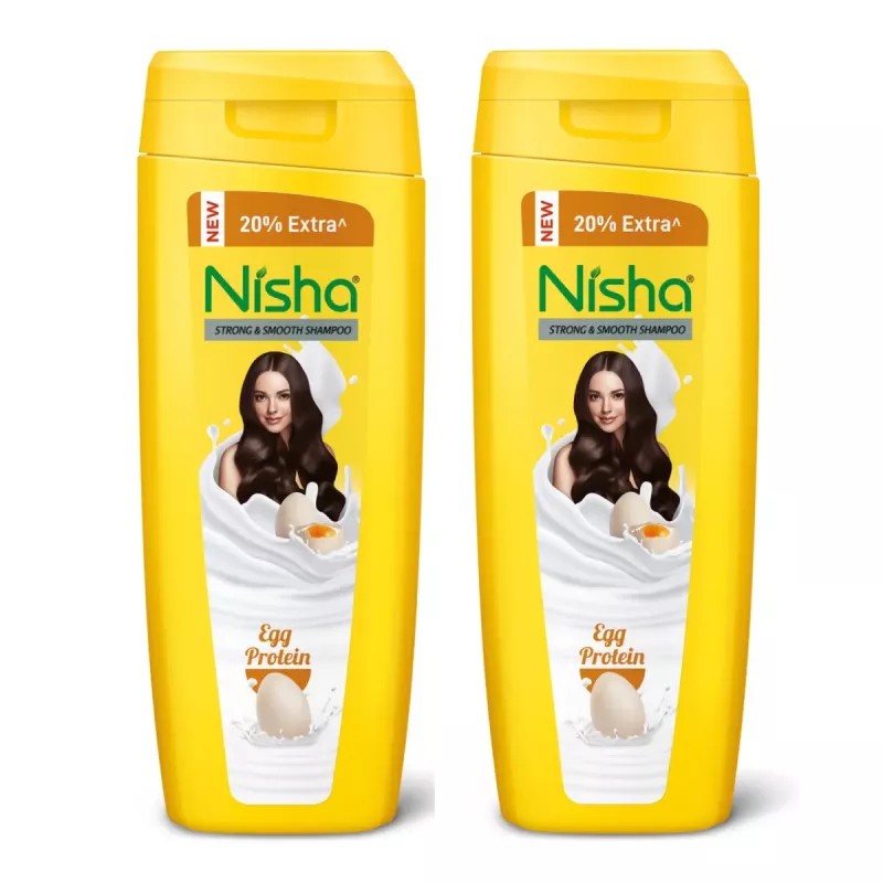 Nisha Egg Protein Shampoo (180ml, Pack of 2)
