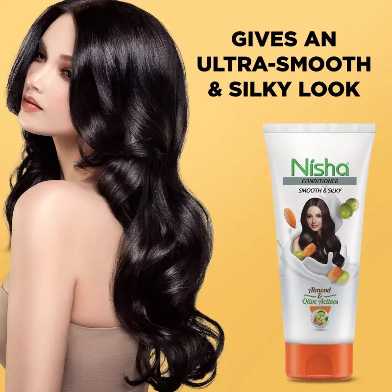 Nisha Almond & Olive Actives Conditioner (Tube) (180ml)