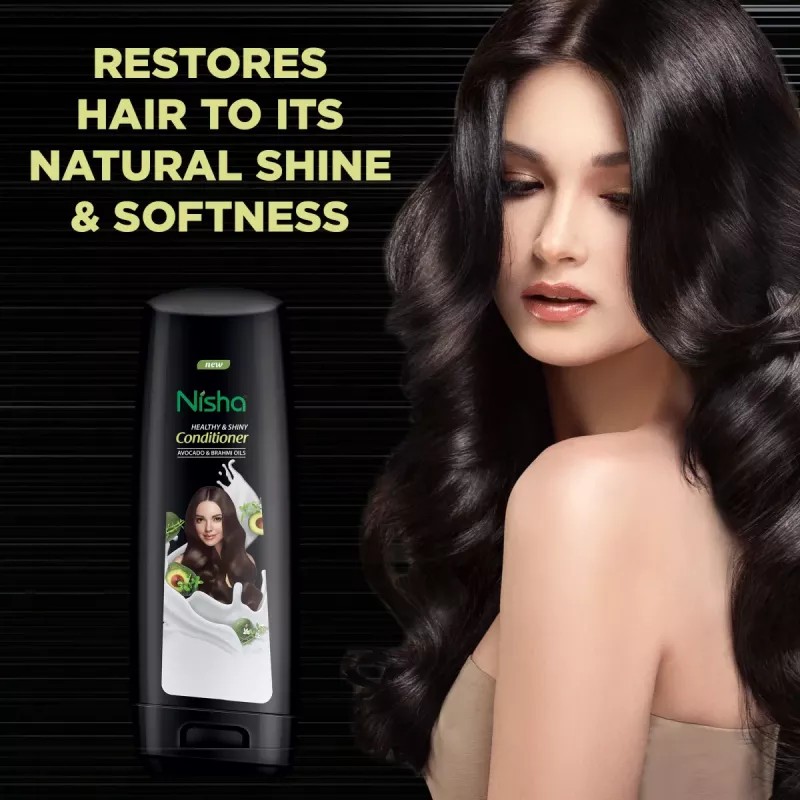 Nisha Avocado & Brahmi Oils Conditioner (Bottle) (180ml)