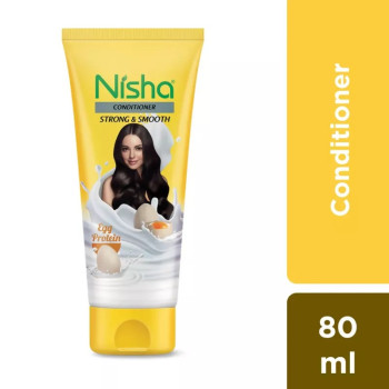 Nisha Egg Protein Conditioner (Tube) (80ml, Pack of 2)