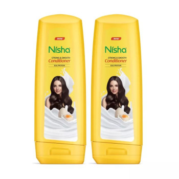 Nisha Egg Protein Conditioner (Bottle) (80ml, Pack of 2)