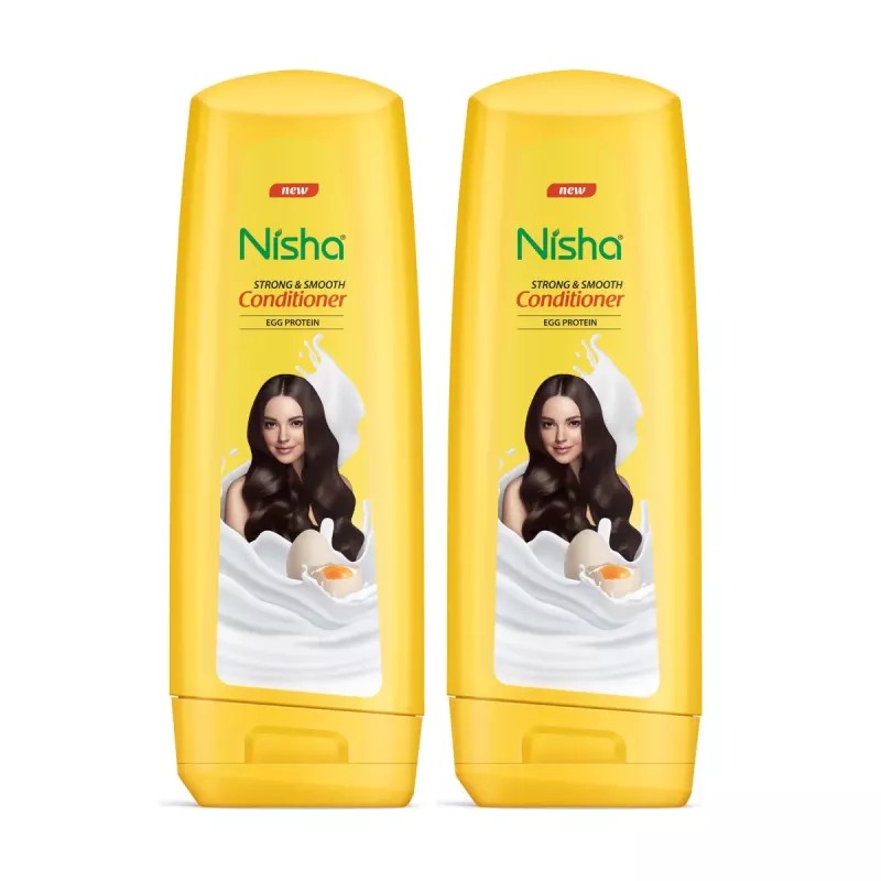 Nisha Egg Protein Conditioner (Bottle) (80ml, Pack of 2)