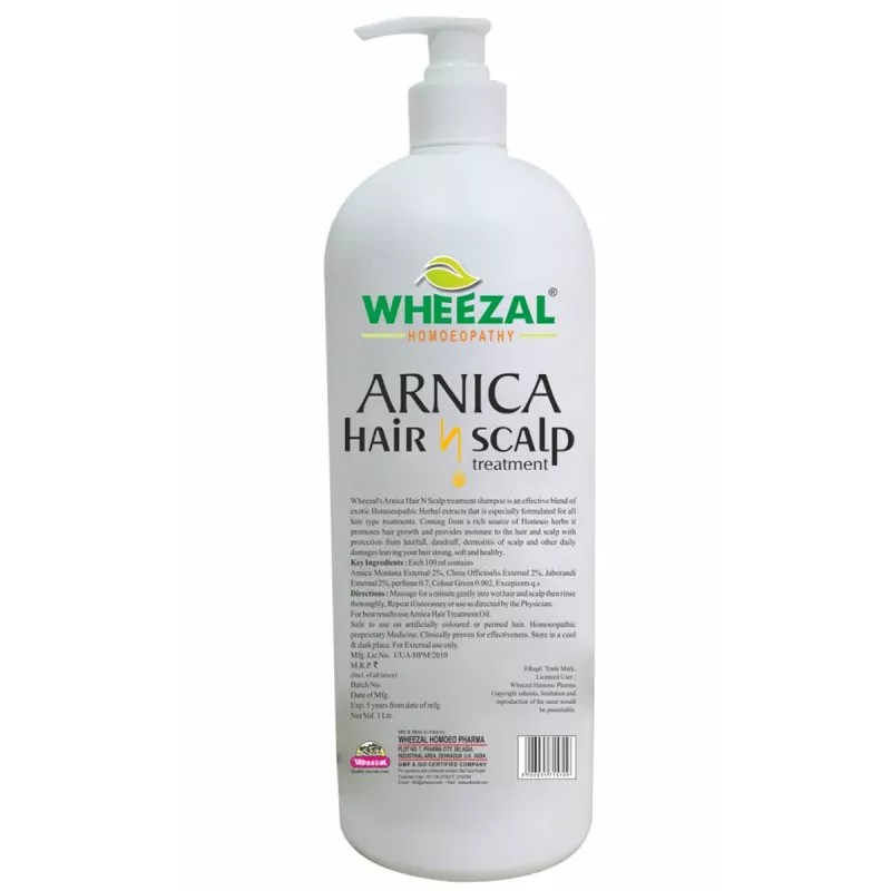 Wheezal Arnica Hair and Scalp Shampoo (1000ml)