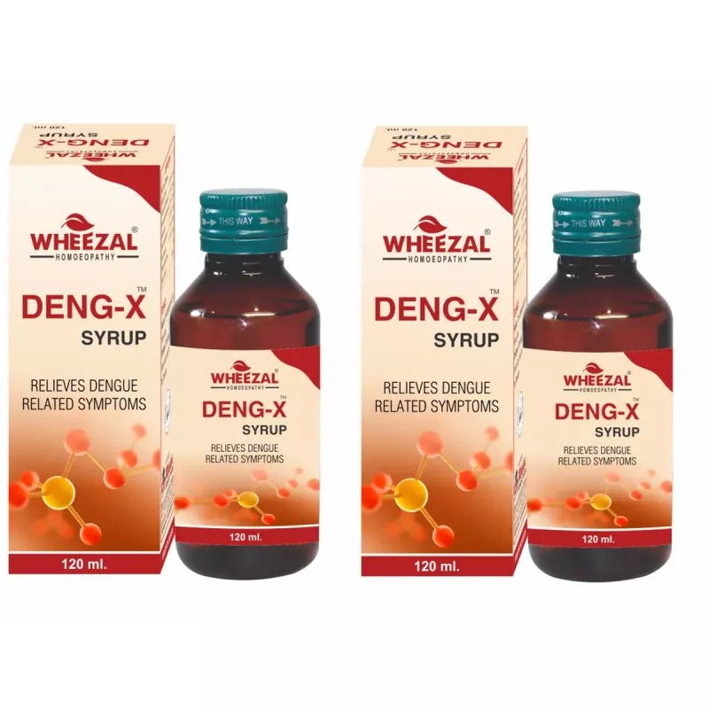 Wheezal Deng-X Syrup (120ml, Pack of 2)