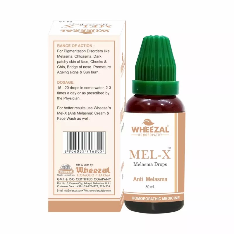 Wheezal Mel-X Melasma Drops (30ml, Pack of 2)