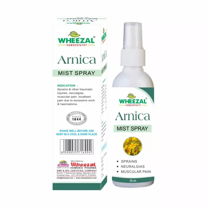 Wheezal Arnica Mist Spray (30ml, Pack of 2)