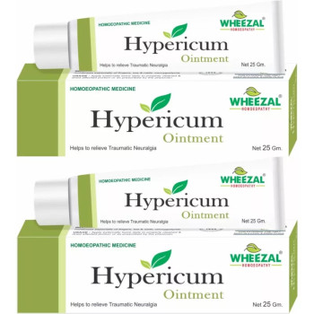 Wheezal Hypericum Ointment (25g, Pack of 2)