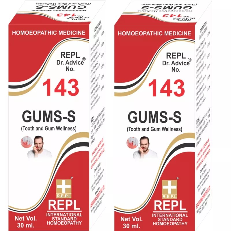 REPL Dr. Advice No 143 (Gums S) (30ml, Pack of 2)