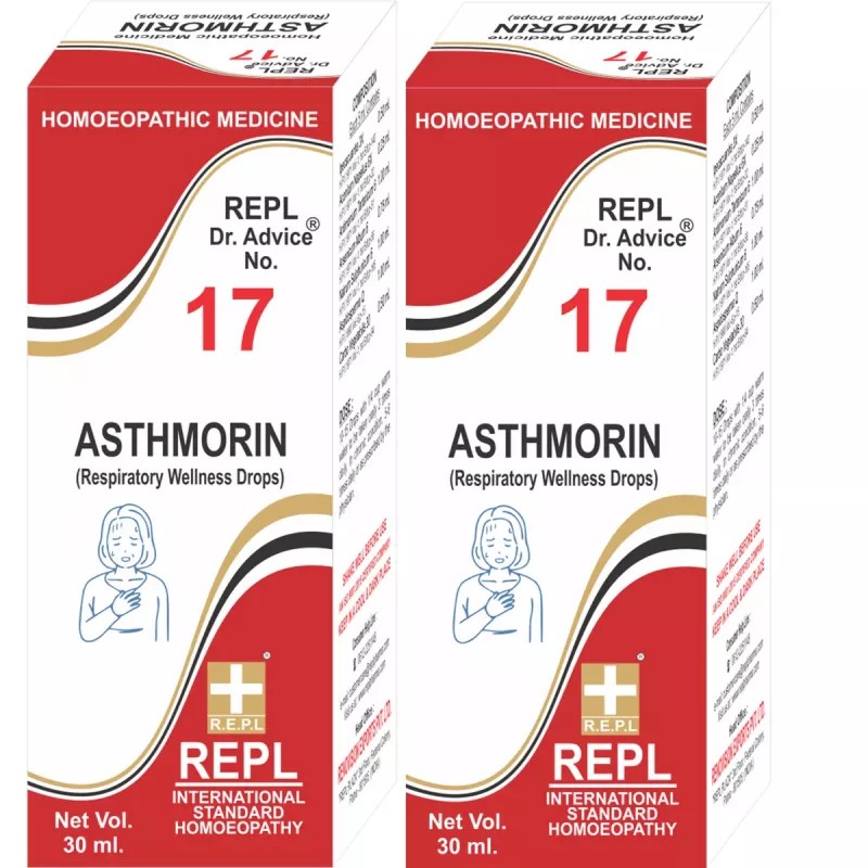 REPL Dr. Advice No 17 (Asthmorin) (30ml, Pack of 2)