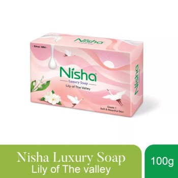 Nisha Luxury Soap Lily of The Valley (100g, Pack of 5)