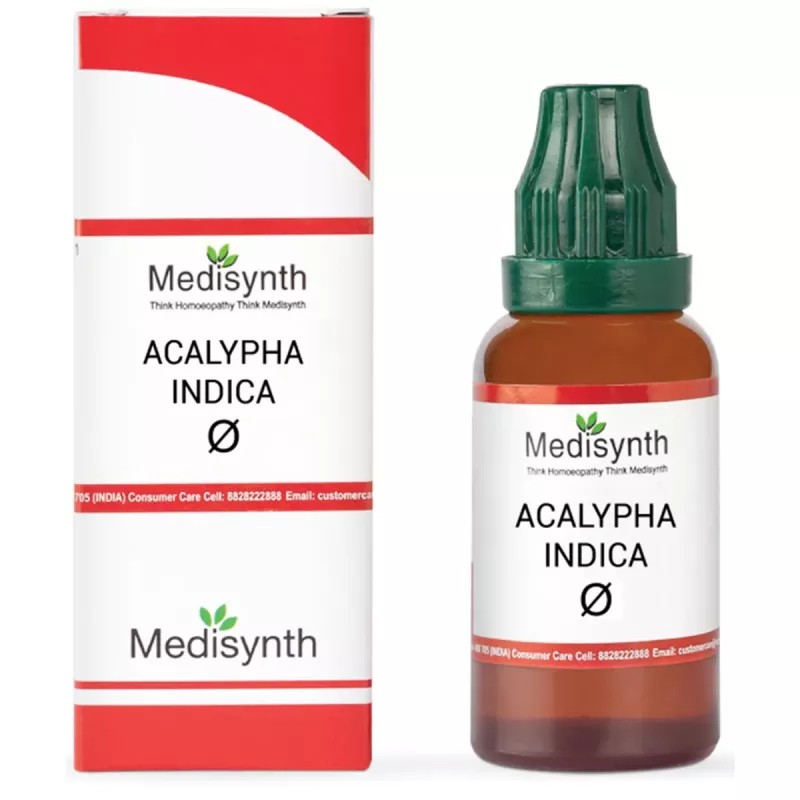 Medisynth Acalypha Indica 1X (Q) (30ml)