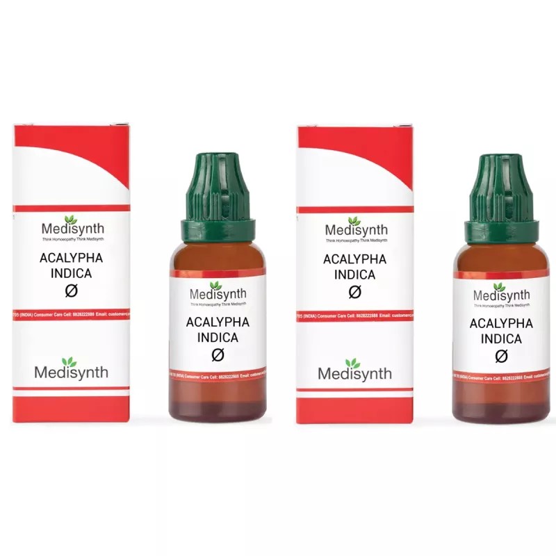 Medisynth Acalypha Indica 1X (Q) (30ml, Pack of 2)