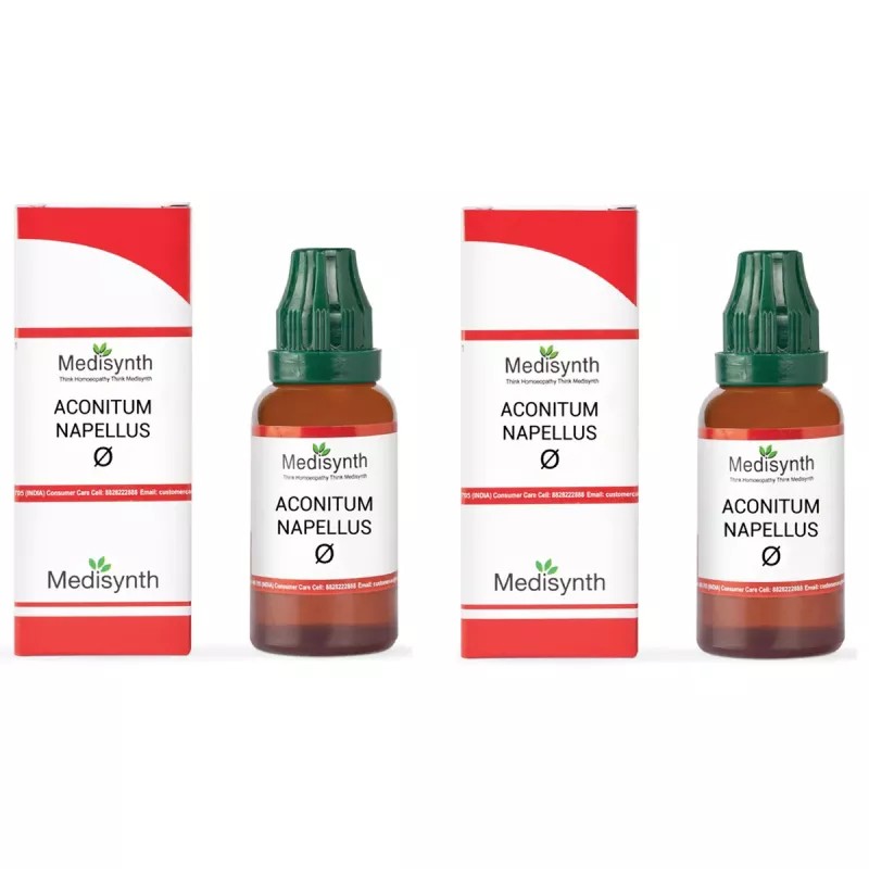 Medisynth Aconitum Napellus 1X (Q) (30ml, Pack of 2)