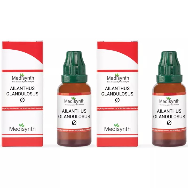 Medisynth Ailanthus Glandulosus 1X (Q) (30ml, Pack of 2)
