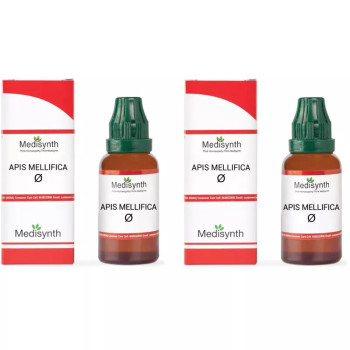 Medisynth Apis Mellifica 1X (Q) (30ml, Pack of 2)
