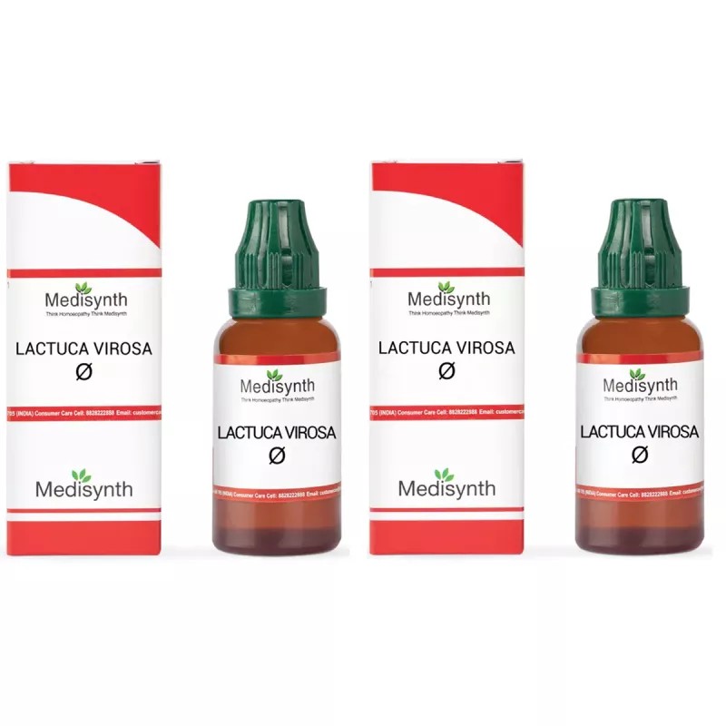 Medisynth Lactuca Virosa 1X (Q) (30ml, Pack of 2)