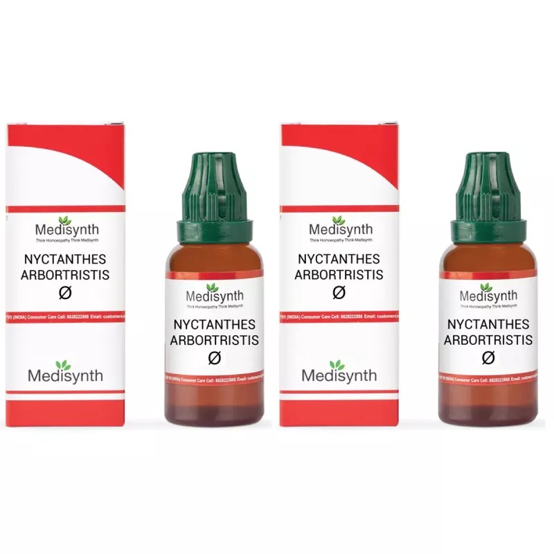 Medisynth Nyctanthes Arbortristis 1X (Q) (30ml, Pack of 2)