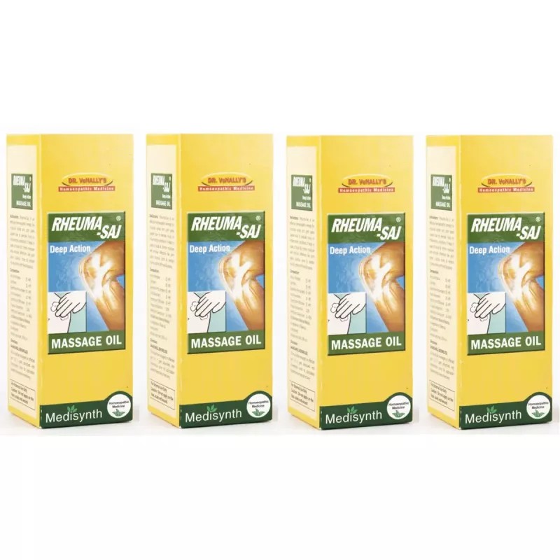 Medisynth Rheumasaj Oil (120ml, Pack of 4)