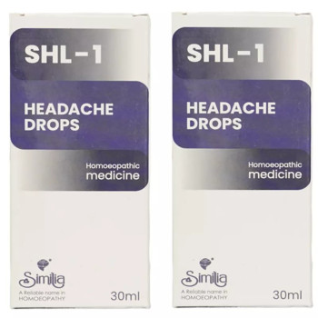 Similia India Shl-01 Headache Drops (30ml, Pack of 2)