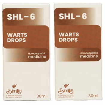 Similia India Shl-06 Warts Drops (30ml, Pack of 2)