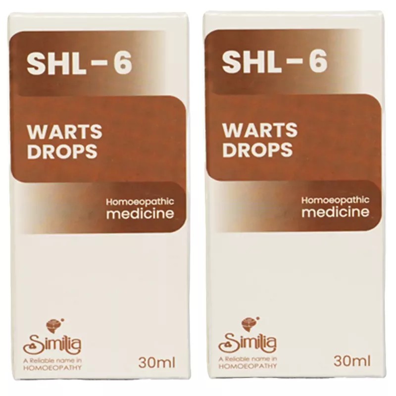 Similia India Shl-06 Warts Drops (30ml, Pack of 2)