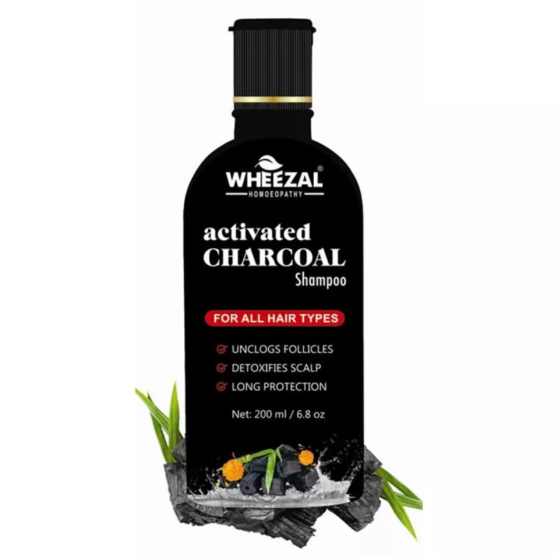 Wheezal Activated Charcoal Shampoo (100ml)