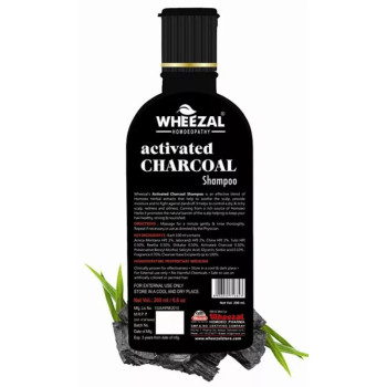 Wheezal Activated Charcoal Shampoo (100ml)
