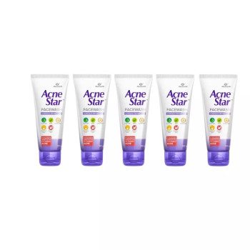Mankind Pharma Acnestar Face Wash (50g, Pack of 5)