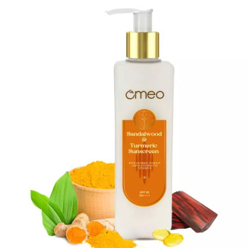 Omeo Sandalwood & Turmeric Sunscreen SPF 50 PA++++ (200g)