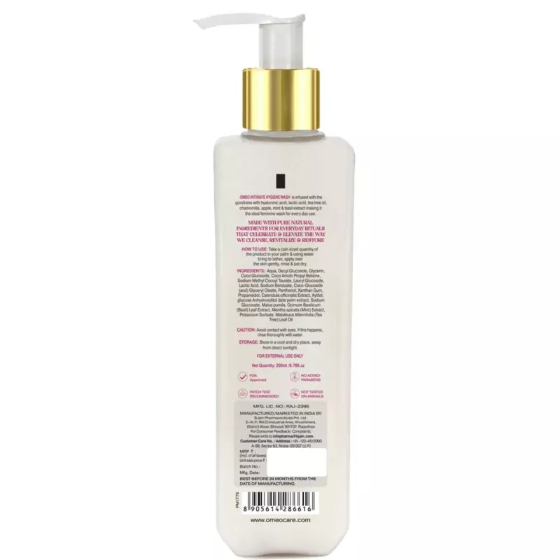 Omeo Intimate Hygiene Wash For Women (200ml)
