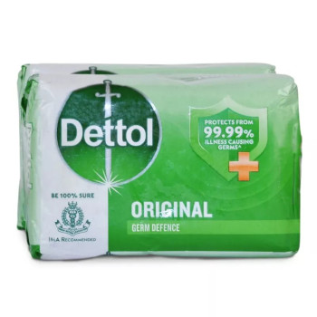 Dettol Original Soap (125g, Pack of 4)