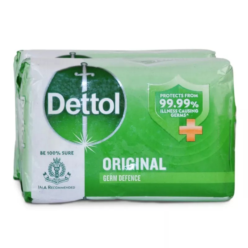 Dettol Original Soap (125g, Pack of 4)