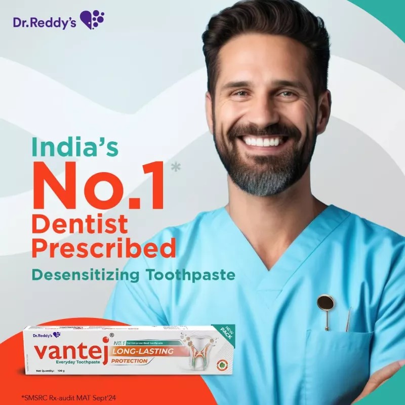Dr Reddy Vantej Toothpaste Long Lasting (100g)