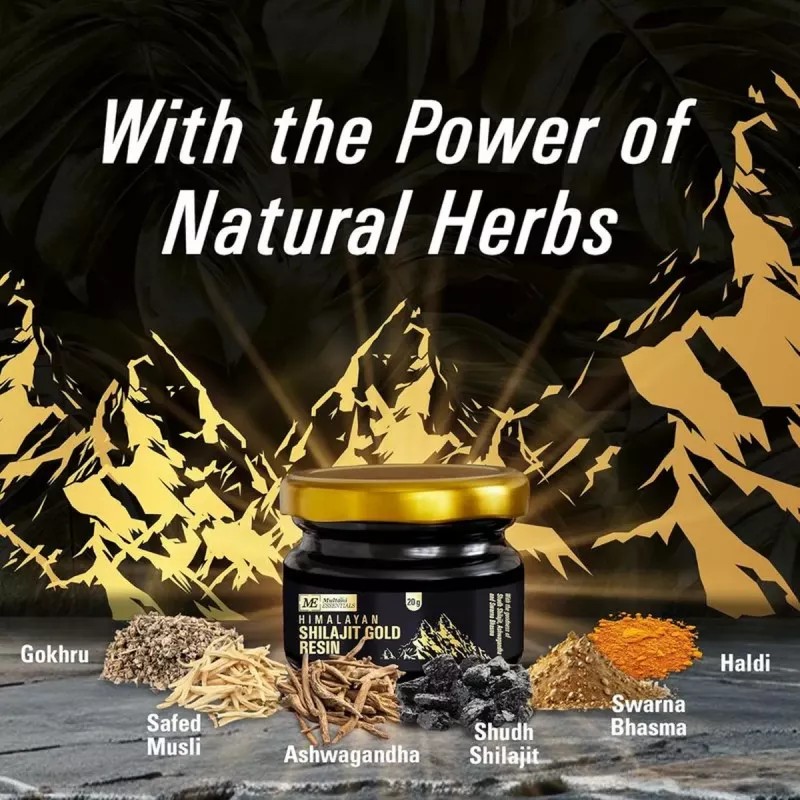 Multani Essentials Himalayan Shilajit Gold Resin (20g)